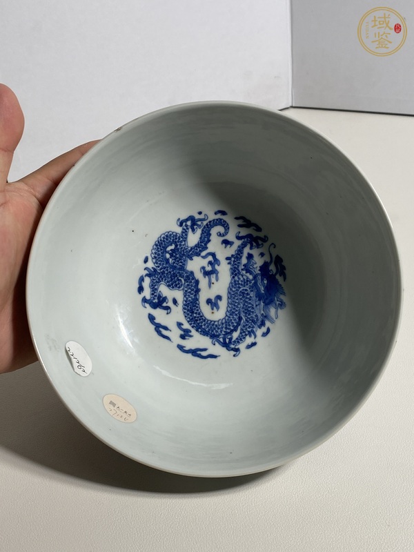 古玩陶瓷康熙青花碗真品鑒賞圖