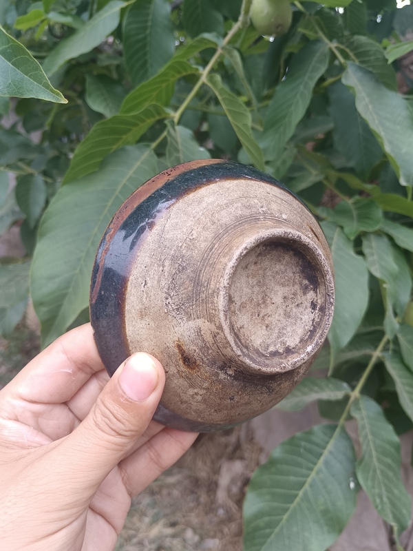 古玩陶瓷元代~磁州窯窯變黑釉茶盞拍賣,當前價格1980元