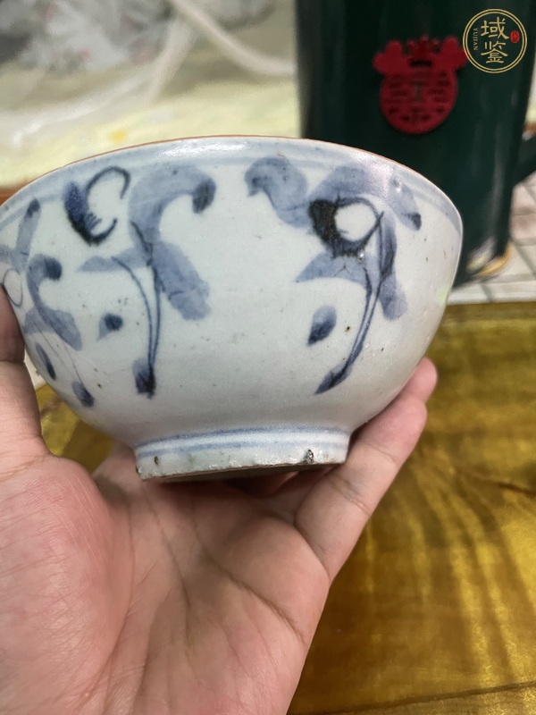 古玩陶瓷青花碗真品鉴赏图