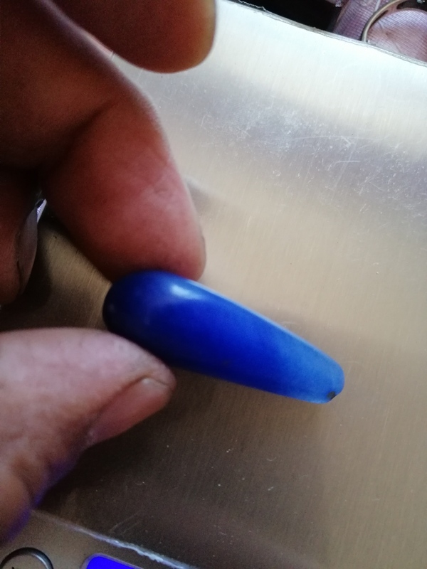 古玩玉器老琉璃墜拍賣,當前價格888元
