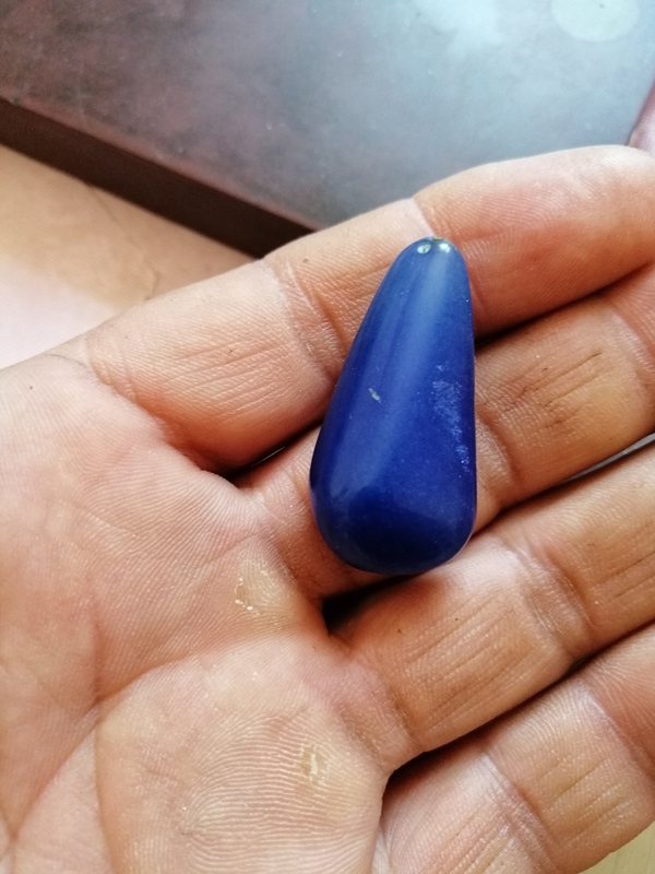 古玩玉器老琉璃墜拍賣,當前價格888元