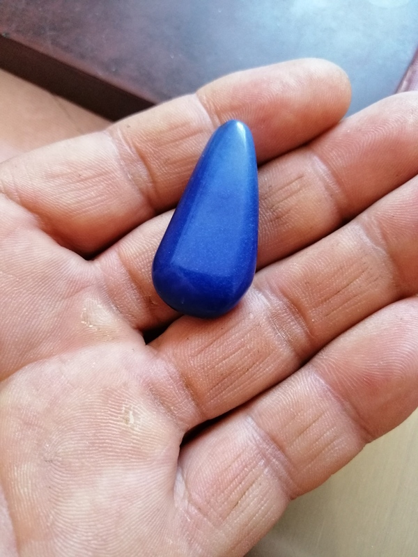 古玩玉器老琉璃墜拍賣,當前價格888元