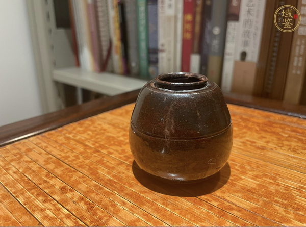 古玩陶瓷洪塘窯褐釉茶器真品鑒賞圖