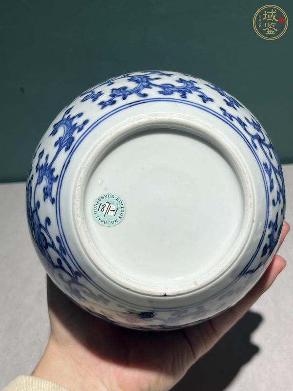 古玩陶瓷青花纏枝花卉紋葫蘆瓶，注意品相真品鑒賞圖