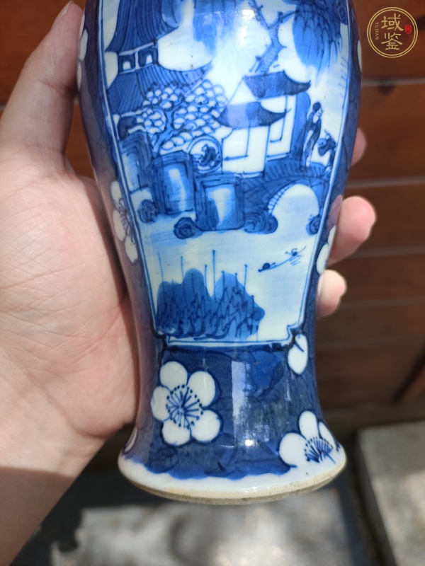 古玩陶瓷青花瓶真品鑒賞圖