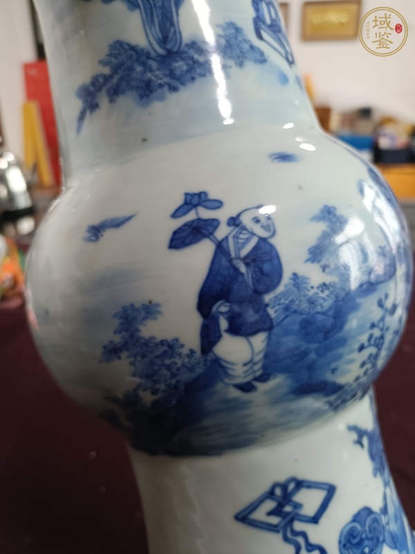 古玩陶瓷花觚真品鑒賞圖