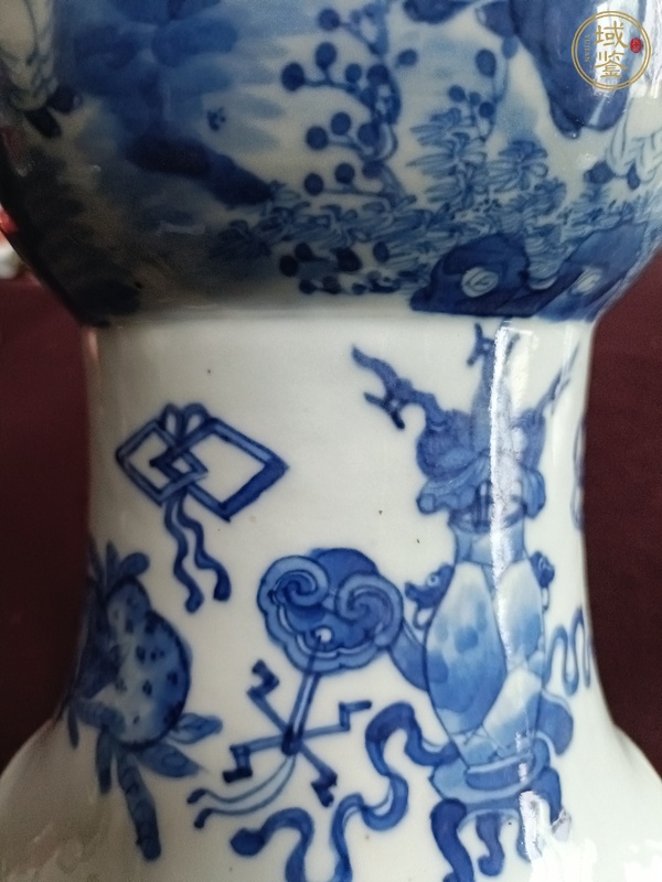 古玩陶瓷花觚真品鑒賞圖