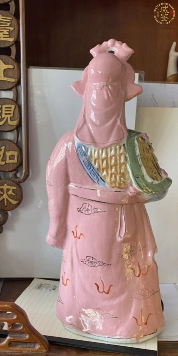 古玩陶瓷財(cái)神塑像真品鑒賞圖