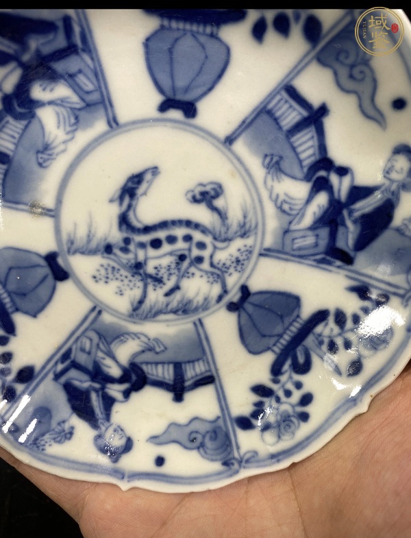 古玩陶瓷青花盤真品鑒賞圖