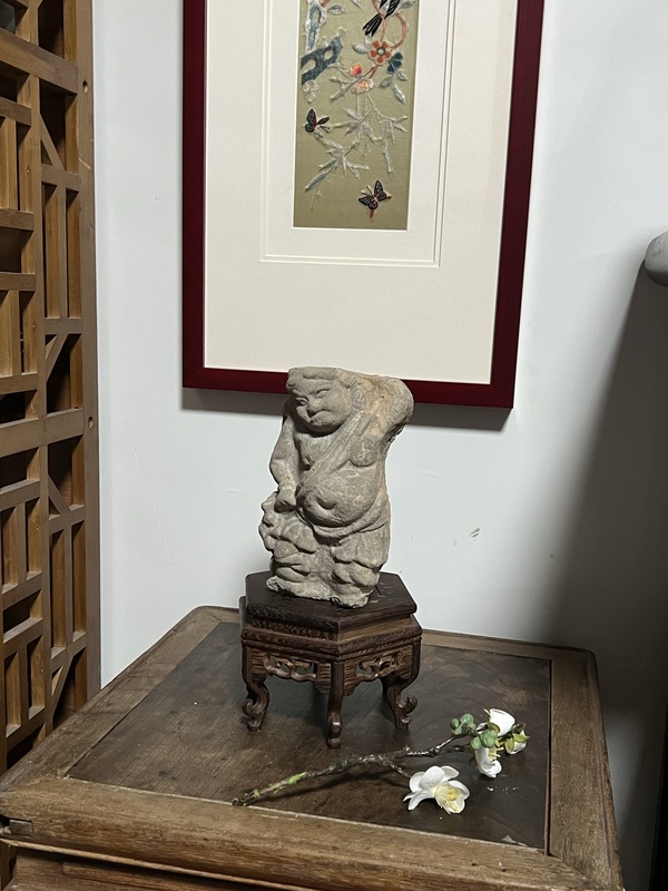 古玩陶瓷金元力士人物造像拍賣,當前價格4880元