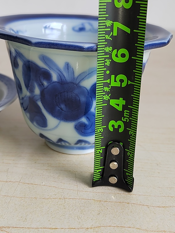 古玩陶瓷青花杯拍賣，當前價格400元