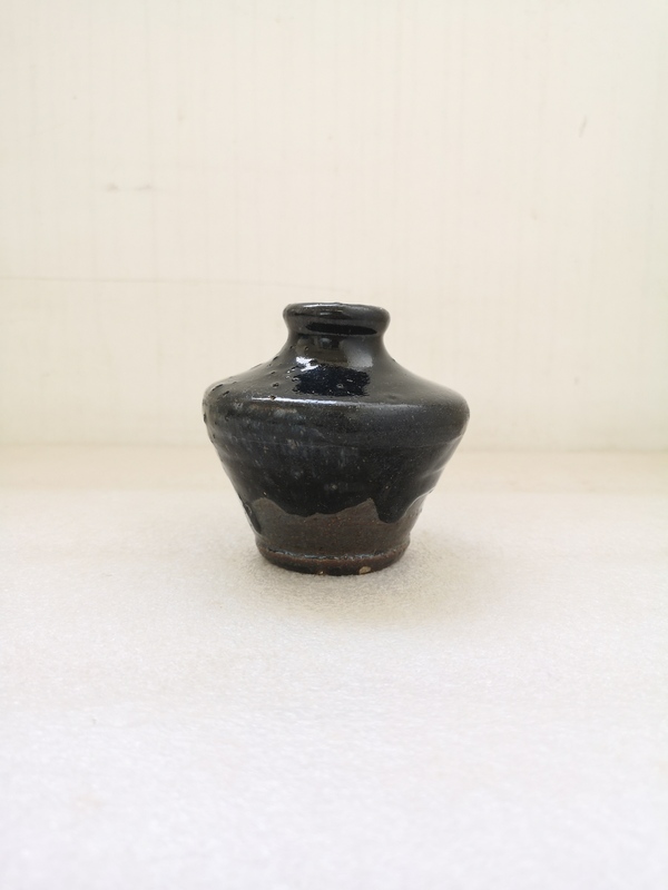 古玩陶瓷黑釉瓶拍賣,當前價格580元