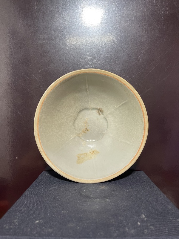 古玩陶瓷宋元影青釉梅花出筋碗。拍賣,當前價格6800元