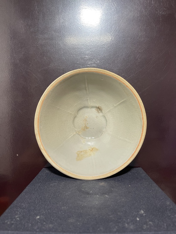 古玩陶瓷宋元影青釉梅花出筋碗。拍賣,當前價格6800元