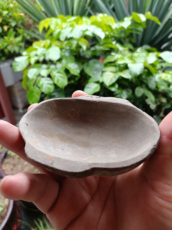 古玩陶瓷館藏級(jí)形珍品漢代灰陶羽殤杯拍賣,當(dāng)前價(jià)格980元
