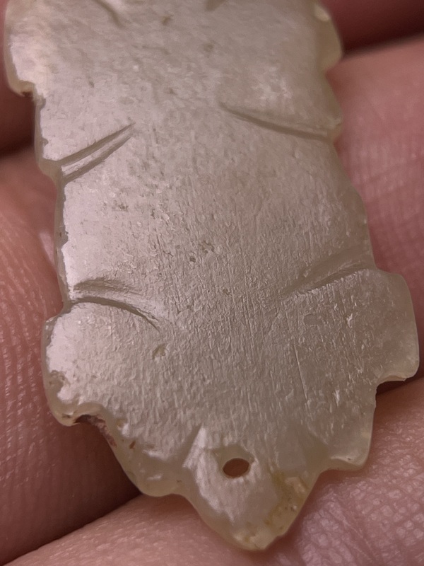 古玩玉器西周玉鱷魚佩拍賣,當前價格8800元