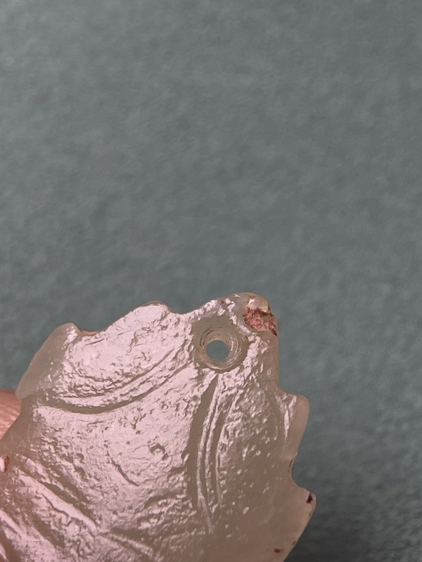古玩玉器西周玉鱷魚佩拍賣,當前價格8800元