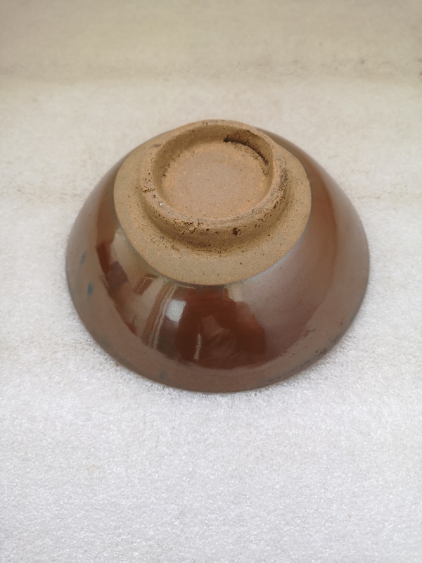 古玩陶瓷磁州窯紫金釉茶碗拍賣,當(dāng)前價(jià)格298元