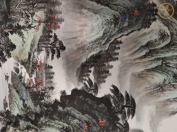 古玩字畫山水如畫真品鑒賞圖