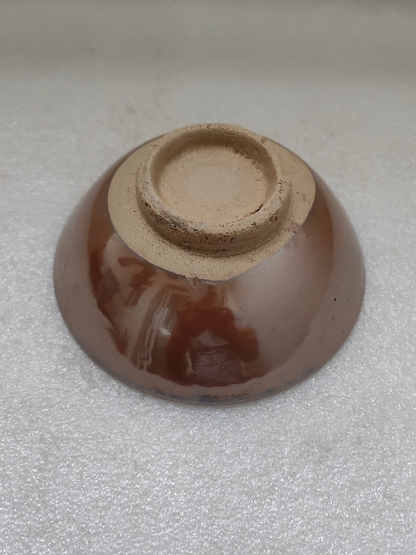 古玩陶瓷磁州窯紫金釉茶碗拍賣,當(dāng)前價(jià)格298元