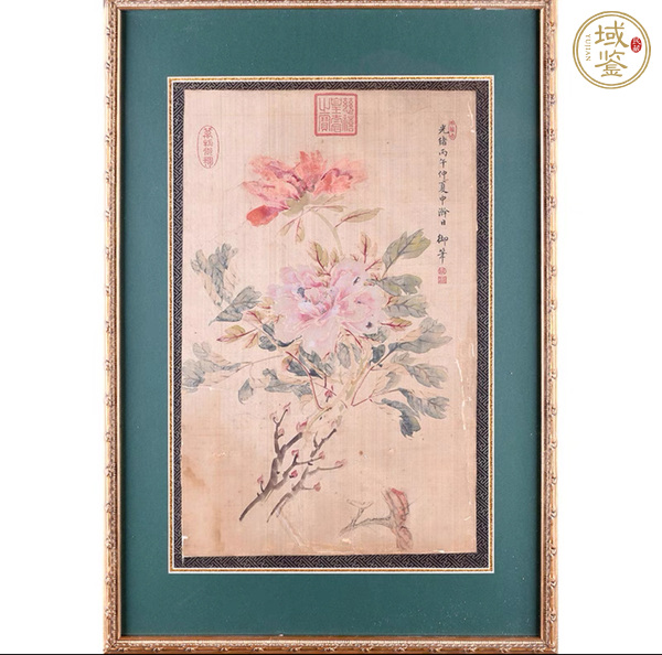 古玩字畫慈禧花卉真品鑒賞圖