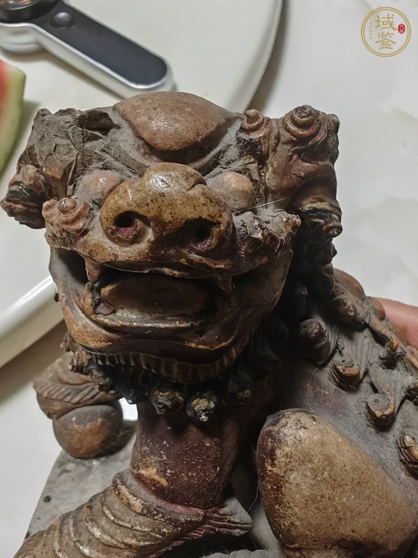 古玩雜項(xiàng)雕塑獅真品鑒賞圖