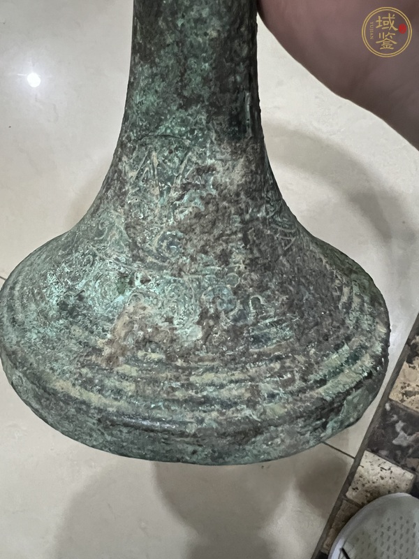 古玩銅器油燈真品鑒賞圖