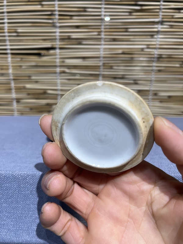 古玩陶瓷粉彩小蓋盒拍賣，當前價格1200元