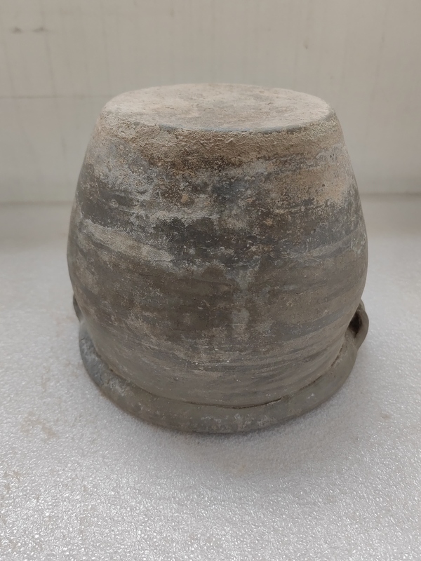古玩陶瓷灰陶雙系罐拍賣,當(dāng)前價(jià)格450元
