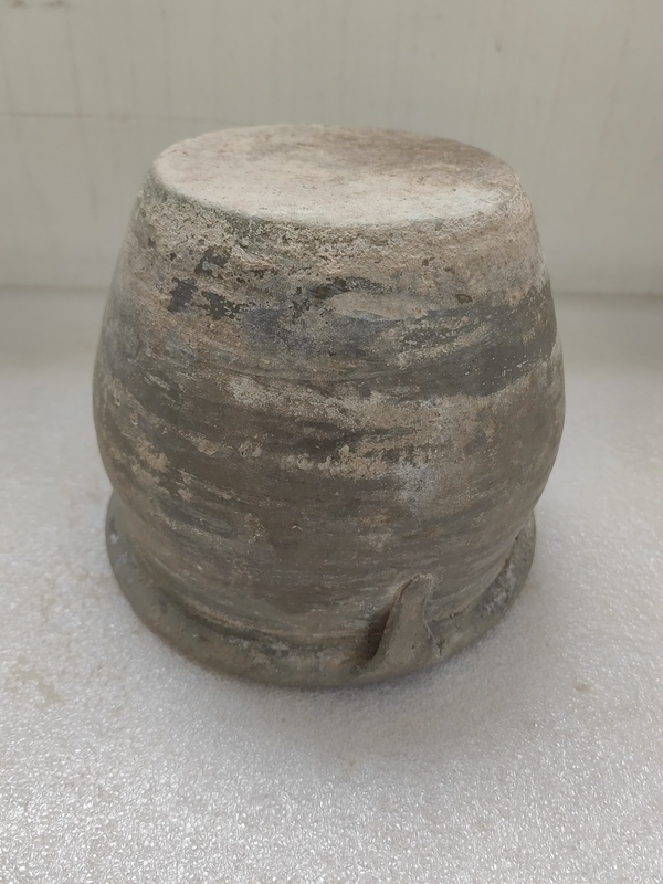 古玩陶瓷灰陶雙系罐拍賣,當(dāng)前價(jià)格450元