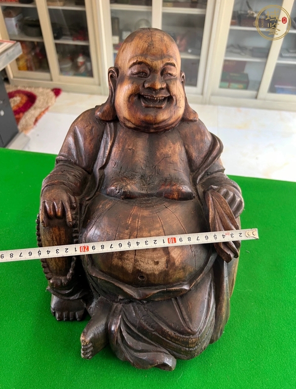 古玩雜項(xiàng)木雕彌勒真品鑒賞圖