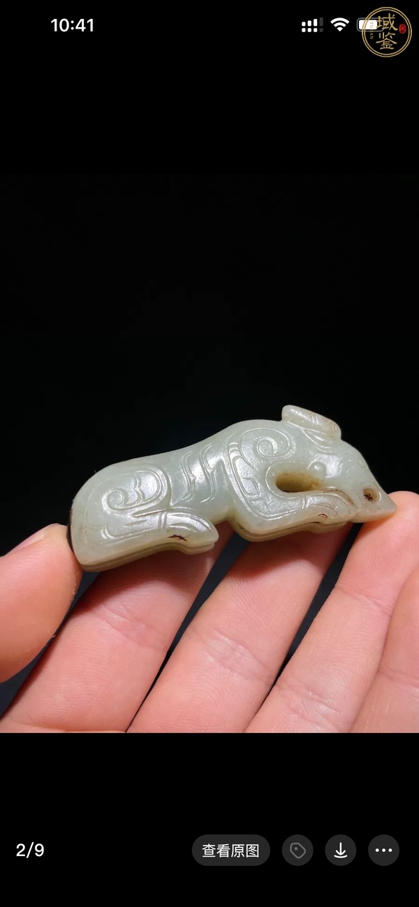 古玩玉器玉瑞獸真品鑒賞圖