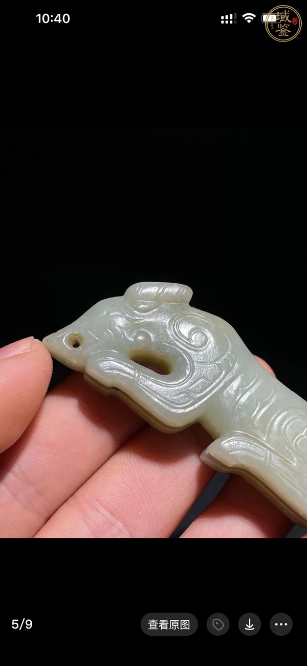 古玩玉器玉瑞獸真品鑒賞圖