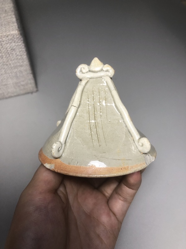 古玩陶瓷精品青白釉塔式罐拍賣,當前價格0元