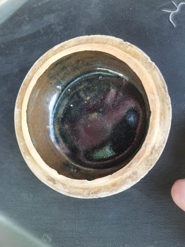 古玩陶瓷青花綠彩花卉紋蓋盒拍賣,當前價格399元