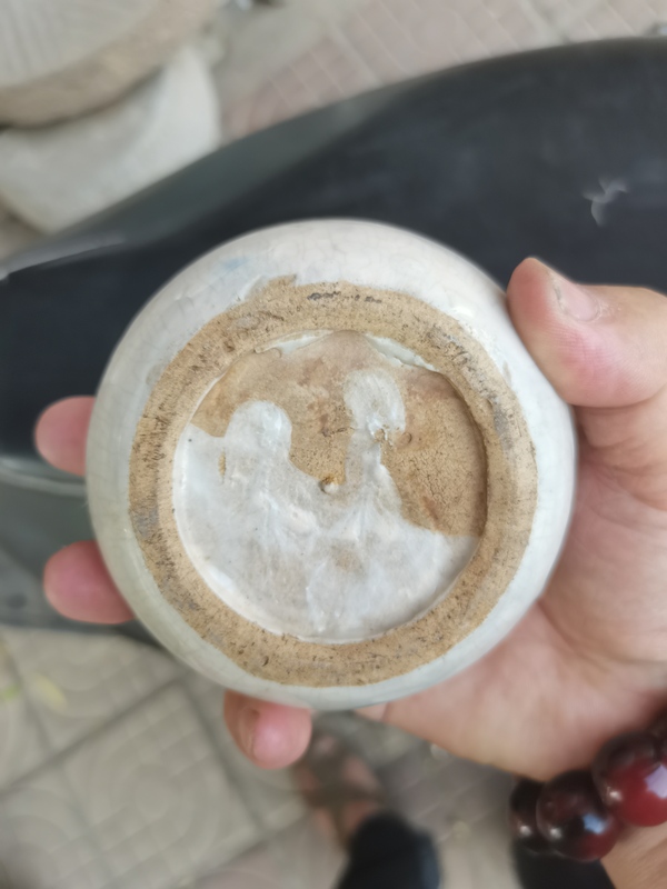 古玩陶瓷青花綠彩花卉紋蓋盒拍賣,當前價格399元
