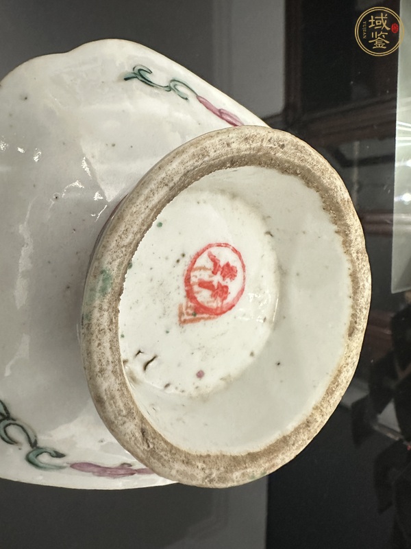 古玩陶瓷廣彩盤真品鑒賞圖