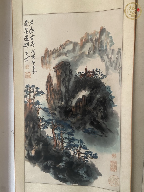 古玩字畫王云山水真品鑒賞圖