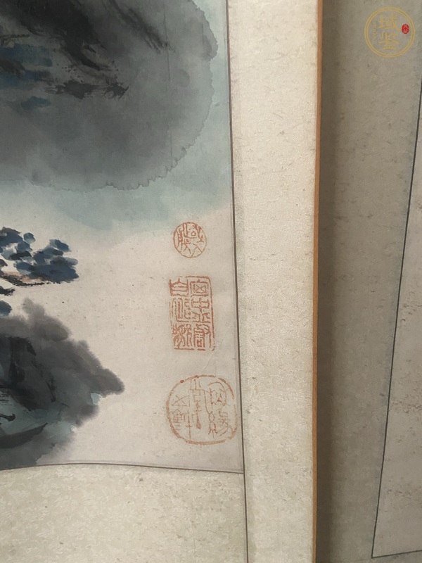 古玩字畫王云山水真品鑒賞圖