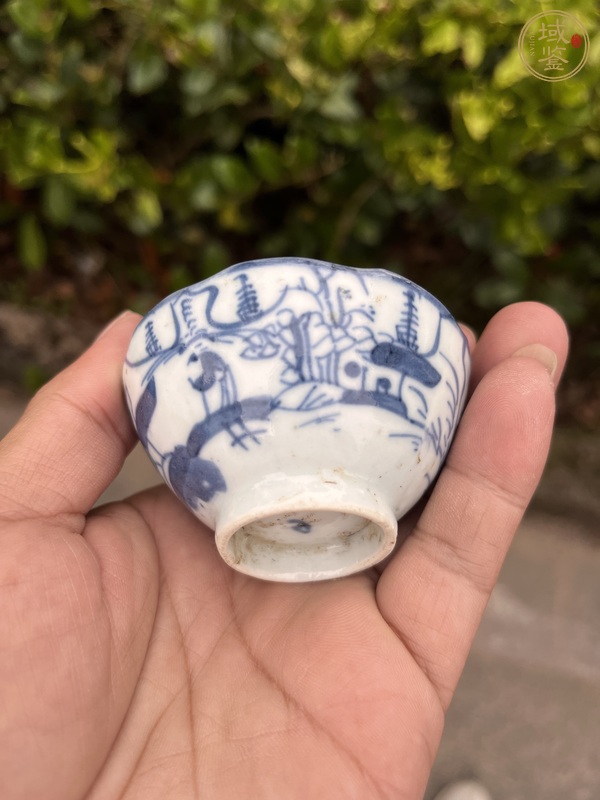 古玩陶瓷青花杯真品鑒賞圖