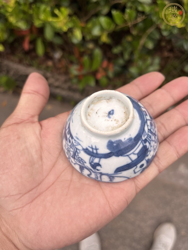 古玩陶瓷青花杯真品鑒賞圖