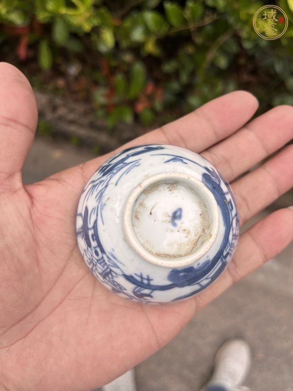 古玩陶瓷青花杯真品鑒賞圖