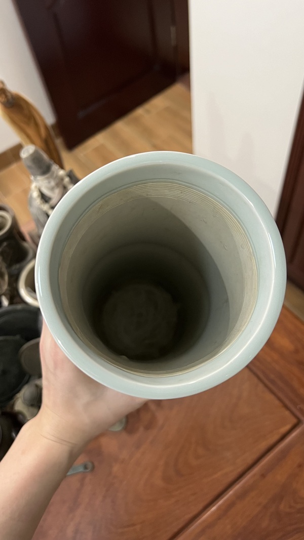 古玩陶瓷民國竹節型筆筒拍賣,當前價格999元