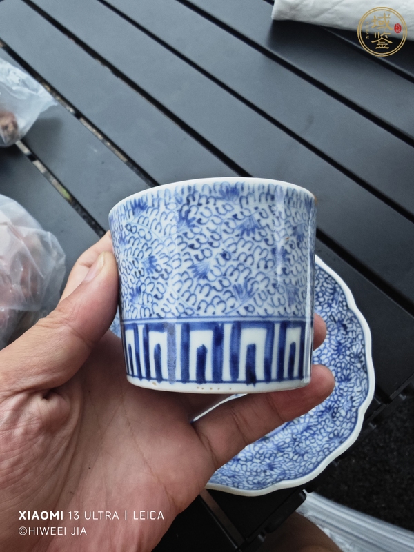 古玩陶瓷青花杯盤真品鑒賞圖