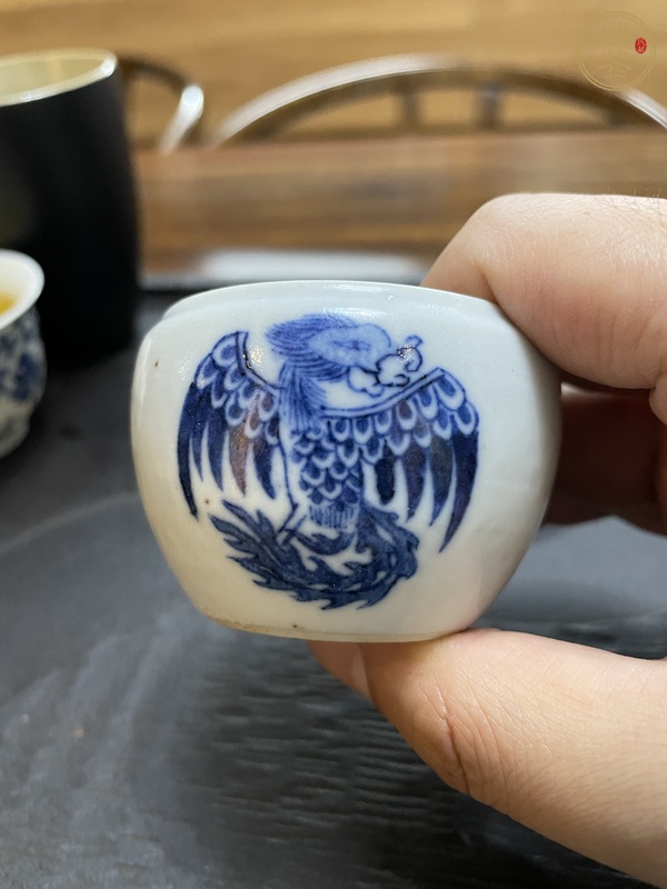 古玩陶瓷青花蓋缸真品鑒賞圖