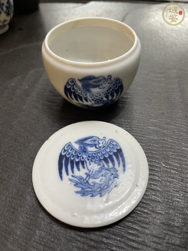 古玩陶瓷青花蓋缸真品鑒賞圖