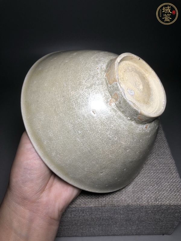 古玩陶瓷青白瓷劃花碗  真品鑒賞圖