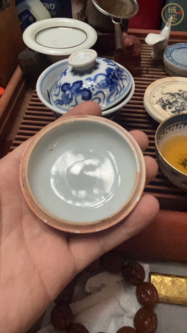 古玩陶瓷印泥盒真品鑒賞圖