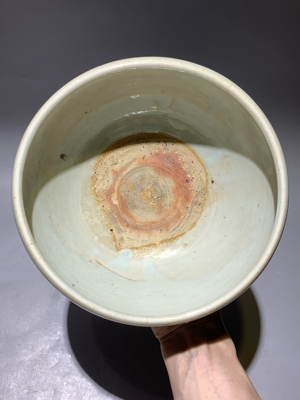 古玩陶瓷明代龍泉窯筆洗香爐拍賣,當(dāng)前價格1588元