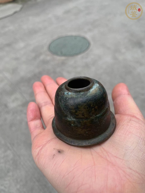 古玩銅器銅水孟真品鑒賞圖